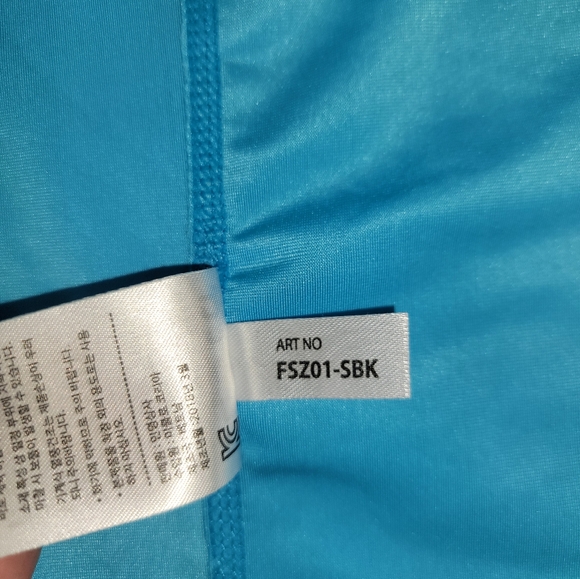 Tesla Rash Guard Mens Medium Zip Front Long Sleeve Top Rashguard Swimsuit UPF 50 - Picture 7 of 8